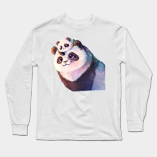 Panda mom Long Sleeve T-Shirt